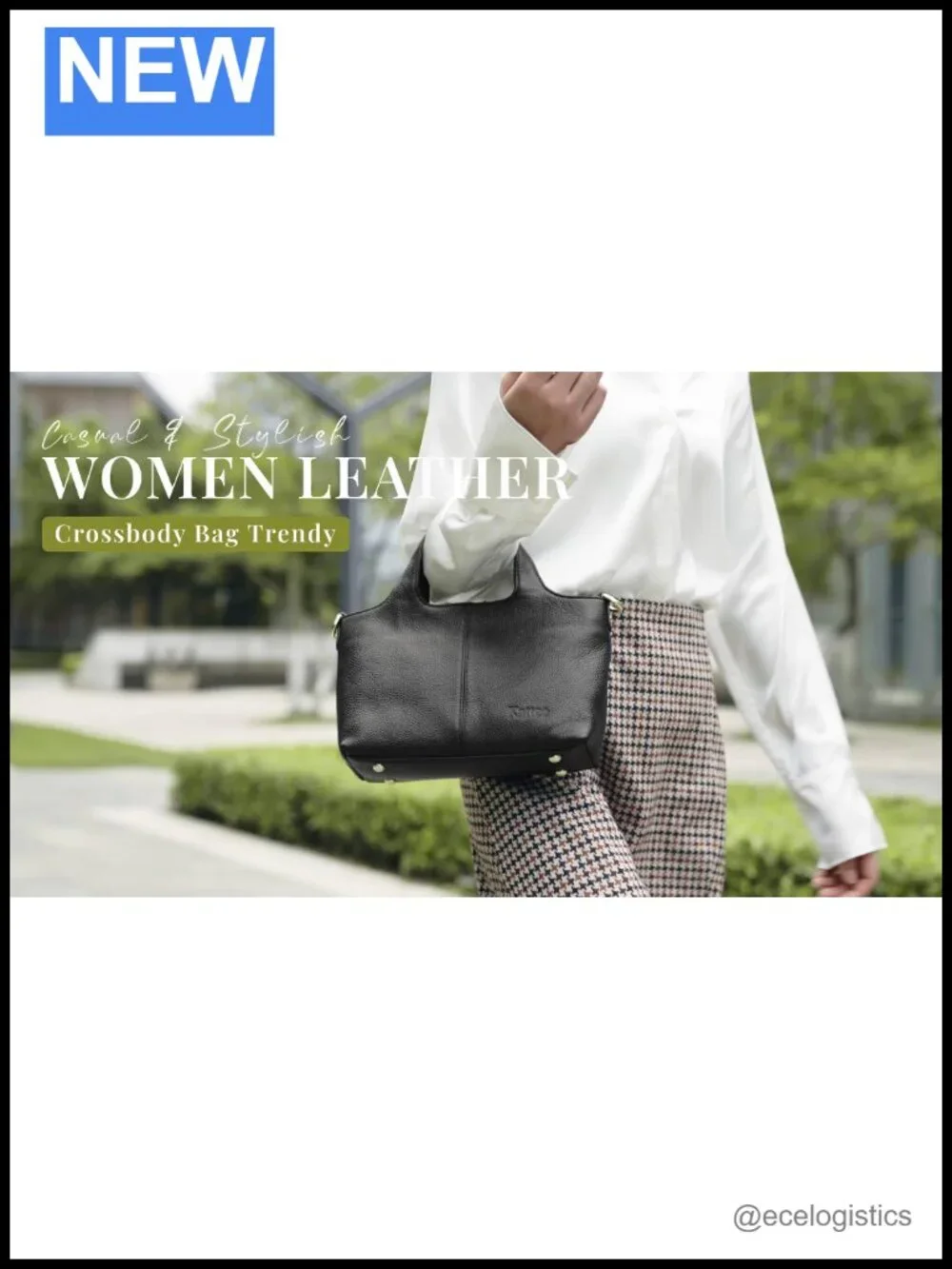 Top Grain Leather Crossbody Bag with Top Handle, Small Satchel Purse for Women